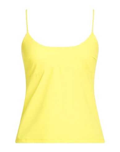 PATRIZIA PEPE Top GIALLO 75% Polyamide, 25% Elastane