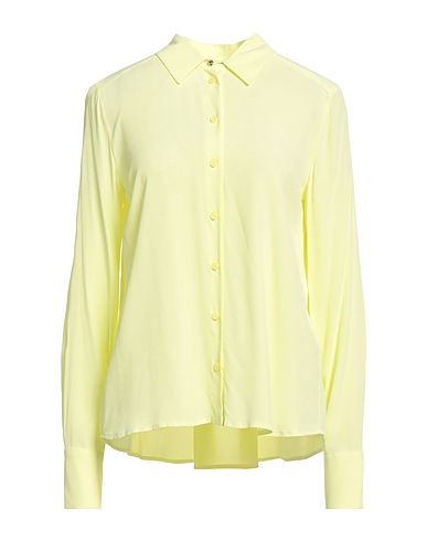 PATRIZIA PEPE Solid colour shirts & blouses Pastel yellow 100% Viscose