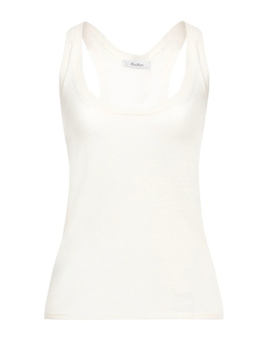 MAX MARA Top Avorio 100% Cachemire