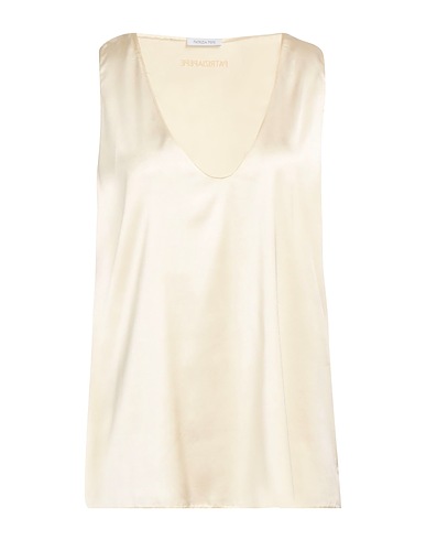 PATRIZIA PEPE Top Panna 67% Viscosa, 28% Poliammide, 5% Elastan