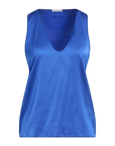 PATRIZIA PEPE Top Blu china 67% Viscosa, 28% Poliammide, 5% Elastan