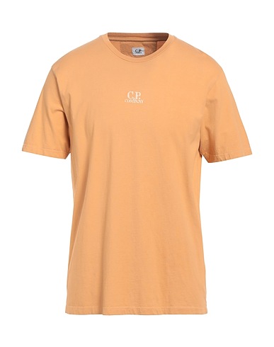 C.P. COMPANY T-shirt Giallo ocra 100% Cotone