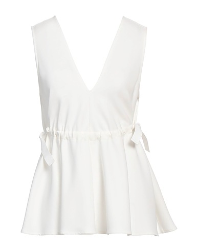 PROENZA SCHOULER Top Avorio 70% Triacetato, 30% Poliestere