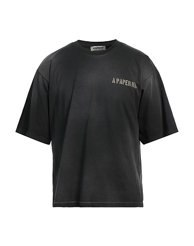 A PAPER KID T-shirt Black 100% Cotton