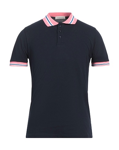 ROSSOPURO Polo shirt Midnight blue 100% Cotton