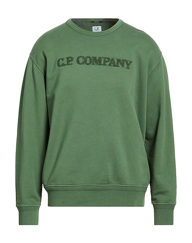 C.P. COMPANY Sweat-shirt VERDE 100% Coton
