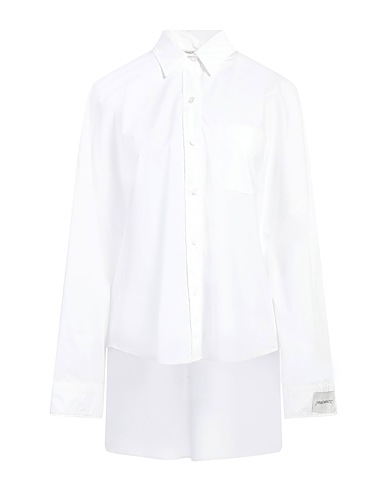 HINNOMINATE Однотонные рубашки и блузки 100% Хлопок