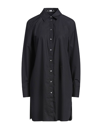 KARL LAGERFELD Shirts Black 100% Organic cotton