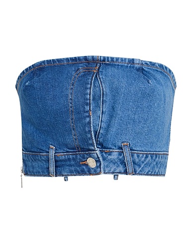 LIU •JO Top Blue 99% Cotton, 1% Elastane