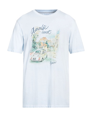 SEINSE T-shirt Sky blue 100% Cotton