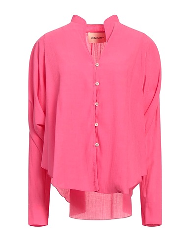 COLLECTORS CLUB Solid colour shirts & blouses Fuchsia 85% Viscose, 15% Polyamide