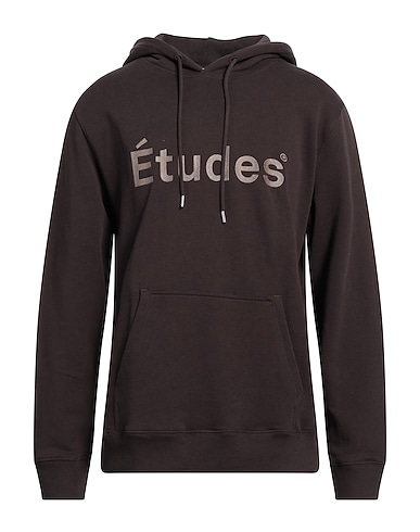 ÉTUDES STUDIO Hooded track jacket  Dark brown 100% Organic cotton