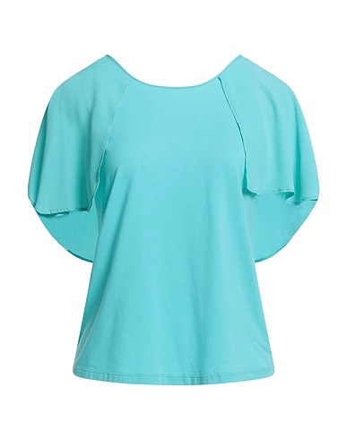 SEVENTY VENEZIA Top Turchese 47% Cotone, 46% Lyocell, 7% Elastan