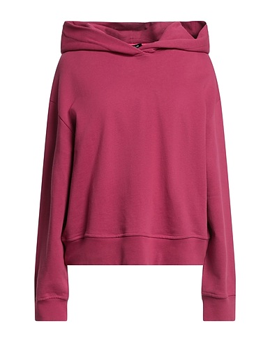 DONDUP Hooded sweatshirt Fuchsia 100% Cotton, Elastane