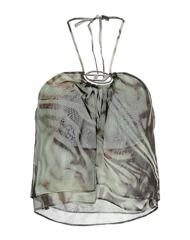 DIESEL Top Military green 100% Polyester