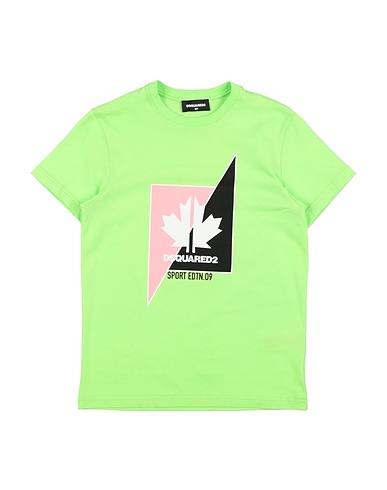 DSQUARED2 T-shirt Light green 100% Cotton