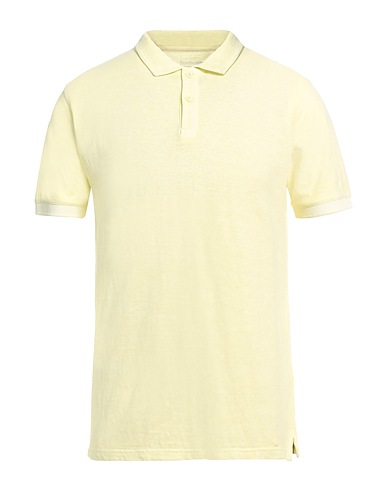 BOMBOOGIE Polo Giallo 55% Canapa, 45% Cotone