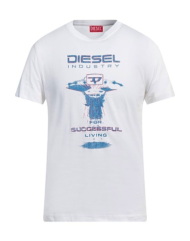 DIESEL T-shirt White 100% Cotton