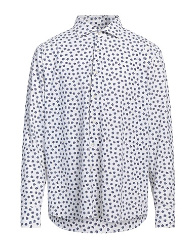 GHIRARDELLI Patterned shirt White 70% Polyamide, 30% Elastane