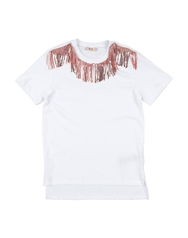 N°21 T-shirt Bianco 100% Cotone