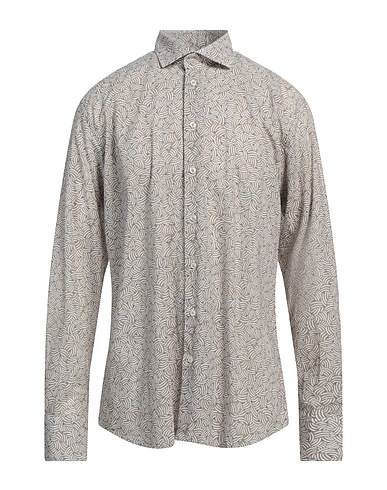 KEVIN BLAKE Patterned shirt Grey 100% Cotton