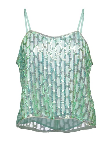 FORTE_FORTE Camisole Verde chiaro 100% Poliestere, Poliammide