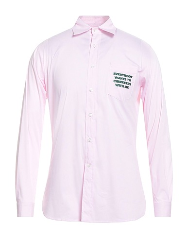 CHEERFOOL Camicia a righe Rosa 100% Cotone