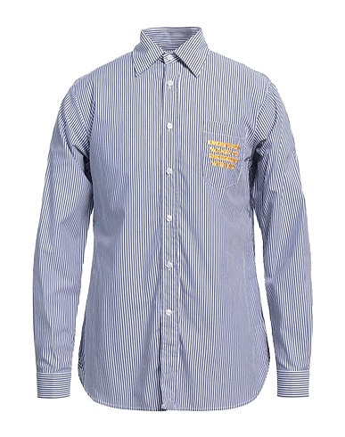 CHEERFOOL Striped shirt Navy 100% Cotton