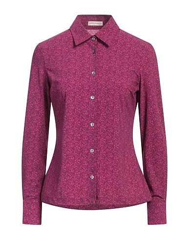 CAMICETTASNOB Patterned shirts & blouses Plum 85% Polyamide, 15% Elastane