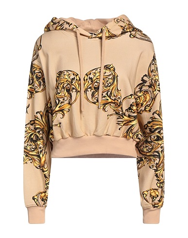 VERSACE JEANS COUTURE Hoodie Beige 100% Baumwolle