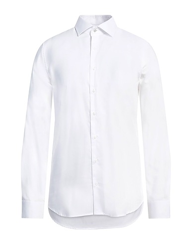 MICHAEL KORS MENS Camicia tinta unita Bianco 100% Cotone