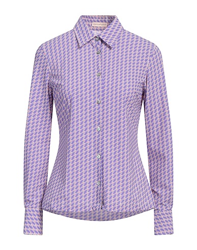 CAMICETTASNOB Patterned shirts & blouses 85% Polyamide, 15% Elastane