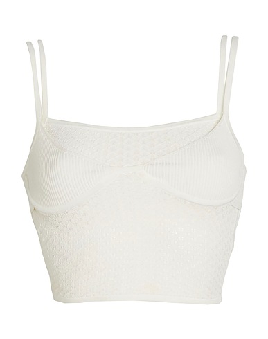 DION LEE Top White 79% Viscose, 21% Polyester