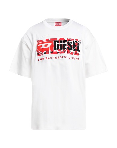 DIESEL T-shirt White 100% Cotton