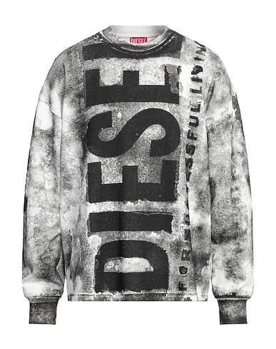 DIESEL Felpa Grigio 100% Cotone