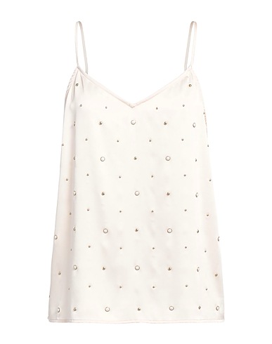 KARL LAGERFELD Top Beige 100% Polyester