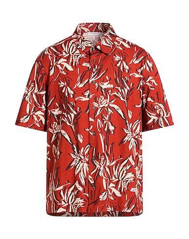 PAOLO PECORA Patterned shirt 100% Cotton