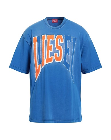 DIESEL T-shirt Blu 100% Cotone