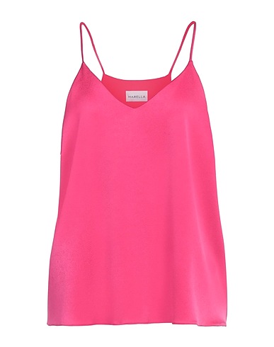 MARELLA Camisole Fucsia 82% Triacetato, 18% Poliestere
