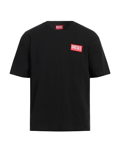 DIESEL Basic T-Shirt Black 100% Cotton
