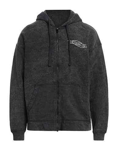 DIESEL Hoodie Braungrau 100% Baumwolle, Elastan