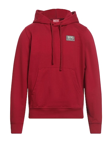 DIESEL Hoodie Ziegelrot 60% Baumwolle, 40% Polyester