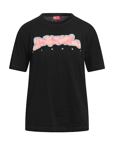 DIESEL T-shirt Black 100% Cotton