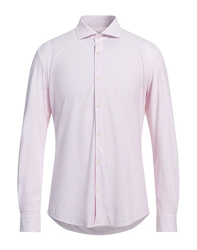 ALLEY DOCKS 963 Striped shirt Pink 76% Polyamide, 24% Elastane