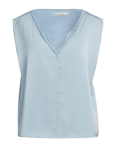 SOUVENIR Top Sky blue 100% Polyester