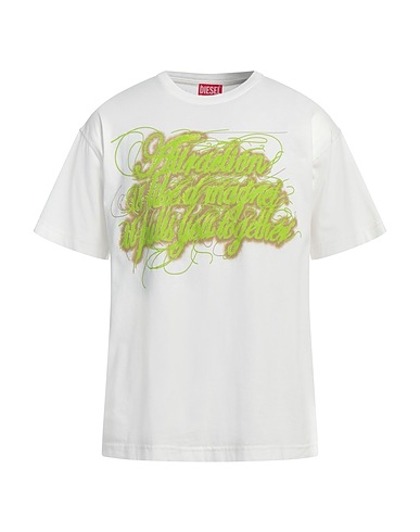 DIESEL T-shirt White 100% Cotton
