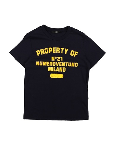 N°21 T-shirt Blu notte 100% Cotone