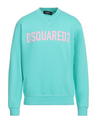 DSQUARED2 Sweatshirt Turquoise 100% Cotton