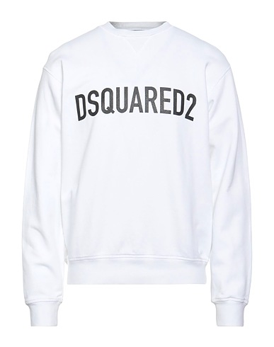 DSQUARED2 Sweat-shirt Blanc 100% Coton