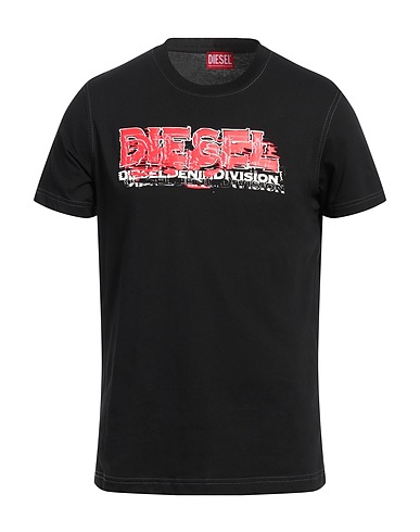 DIESEL T-shirt Black 100% Cotton